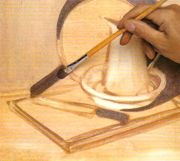 Пошаговый урок рисунка масляными красками - шаг 5