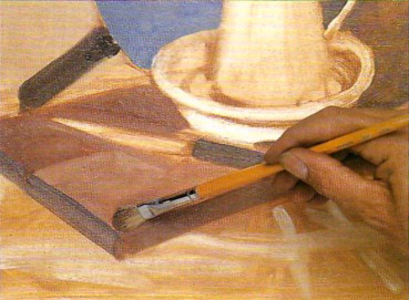 Пошаговый урок рисунка масляными красками - шаг 8