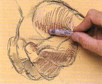 Пошаговый урок рисунка карандашом и пастелью ладони шаг 2