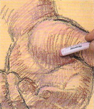 Пошаговый урок рисунка карандашом и пастелью ладони шаг 3