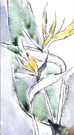 Рисуем цветок акварельными красками с размывками поэтапный урок - шаг 6