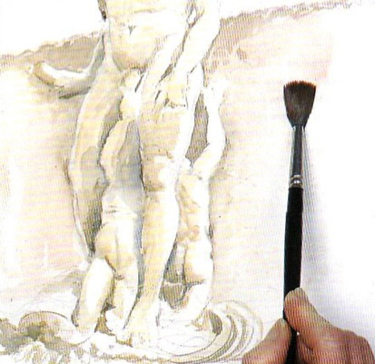Рисуем канандашом статую шаг 7 поэтапного урока рисования